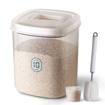 Recipiente de arroz LivLab LG-10KG 10L/10Qt para armazenamento de alimentos Recipiente de arroz LivLab LG-10KG 10L/10Qt para armazenamento de alimentos