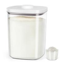 Recipiente de arroz TBMAXS Hermético de 11,3 L em plástico PET transparente Recipiente de arroz TBMAXS Hermético de 11,3 L em plástico PET transparente