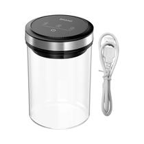 Recipiente De Café Automático Transparente E Hermético À Prova De Umidade Para Armazenamento De