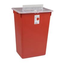Recipiente de descarte Sharps Sharps-A-Gator 38L Red Base 39x55x27cm