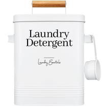 Recipiente de detergente para roupa Simplation Modern Farmhouse White