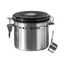 Recipiente De Grãos De Café Em Aço Inoxidável Com Vedação a Vácuo, Armazenamento Portátil Para