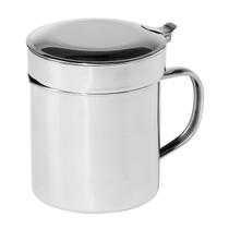 Recipiente de graxa Oggi em aço inoxidável com alça 0,95L Recipiente de graxa Oggi em aço inoxidável com alça 0,95L