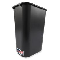 Recipiente de lixo Rubbermaid Commercial 41L Plastic Black Recipiente de lixo Rubbermaid Commercial 41L Plastic Black