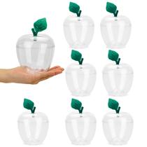 Recipiente de maçã HANZE de plástico transparente grande para doces e presentes Recipiente de maçã HANZE de plástico transparente grande para doces e presentes