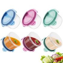 Recipiente de molho para salada Freshmage 80 ml pacote com 6 sem BPA Recipiente de molho para salada Freshmage 80 ml pacote com 6 sem BPA