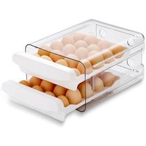 Recipiente de ovos HOMQUEN para geladeira 40 grade/2 camadas Recipiente de ovos HOMQUEN para geladeira 40 grade/2 camadas