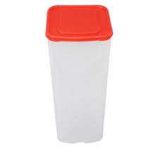 Recipiente de pão TOPINCN Caixa de armazenamento de pão de plástico preto Recipiente de pão TOPINCN Caixa de armazenamento de pão de plástico preto