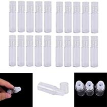 Recipiente de pó Yiphates Mini Clear 3mL de plástico x20 Recipiente de pó Yiphates Mini Clear 3mL de plástico x20