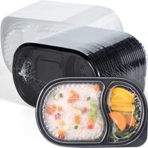 Recipiente de preparação de refeições YANGRUI To Go 620 ml, pacote com 35 unidades, sem BPA Recipiente de preparação de refeições YANGRUI To Go 620 ml, pacote com 35 unidades, sem BPA