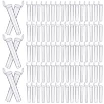 Recipiente de tubo de plástico Frienda Clear 116 mm com tampas (150 unidades) Recipiente de tubo de plástico Frienda Clear 116 mm com tampas (150 unidades)