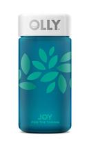 Recipiente de vitaminas OLLY Joy Jar Gift, vidro recarregável, 120 gomas