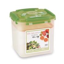 Recipiente e-jen Premium Kimchi, chucrute 6,4 L com tampa a vácuo