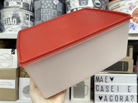 Recipiente Espaçoso de 6,5 Litros com Tampa Vermelha - Tupperware