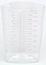 Recipiente graduado OakRidge Products 1000mL Triangular (10)