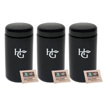 Recipiente hermético Herb Guard de 60 ml e frasco à prova de cheiro de 1 L pacote com 3