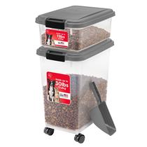Recipiente Hermético para Almacenamiento de Comida para Perros IRIS USA 13,6 kg y 4,99 kg Recipiente Hermético para Almacenamiento de Comida para Perros IRIS USA 13,6 kg y 4,99 kg