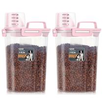 Recipiente Hermético para Armazenamento de Ração ODOMU 1,1 a 2,3 kg, Kit com 2
