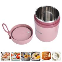 Recipiente isolado para alimentos Zerone 304 em aço inoxidável 500mL