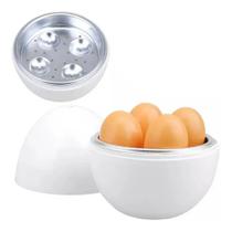 Recipiente P/ Cozinhar Ovos Microondas Prático E Saudável
