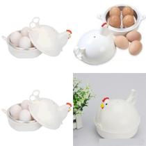 Recipiente P/ Ovos Cozidos Microondas Egg Cooker Cozinhar - Galinha