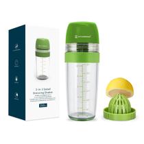 Recipiente para agitador de salada KITCHENDAO 350mL com espremedor Recipiente para agitador de salada KITCHENDAO 350mL com espremedor