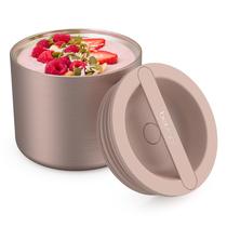 Recipiente para alimentos Bentgo com isolamento inoxidável 570mL em ouro rosa