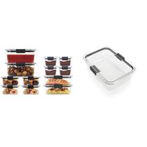 Recipiente para alimentos Rubbermaid Brilliance 24 peças sem BPA