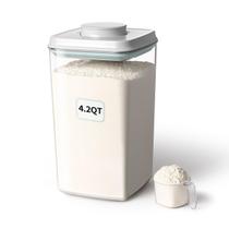 Recipiente para Armazenamento de Alimentos Ankou 4L Hermético Livre de BPA com Colher Medidora