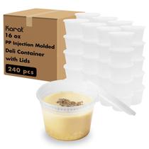 Recipiente para Armazenamento de Alimentos Karat FP-IMDC16-PP 473ml 240 unidades Recipiente para Armazenamento de Alimentos Karat FP-IMDC16-PP 473ml 240 unidades