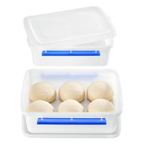 Recipiente para Armazenamento de Alimentos Vtopmart Caixa para Fermentação de Massa de Pizza Recipiente para Armazenamento de Alimentos Vtopmart Caixa para Fermentação de Massa de Pizza