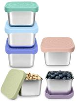 Recipiente para Lanche HTEVW 180 ml Pacote com 6 Unidades em Aço Inoxidável Recipiente para Lanche HTEVW 180 ml Pacote com 6 Unidades em Aço Inoxidável