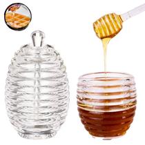 Recipiente Para Mel de Acrílico Meleira Colmeia 200ml