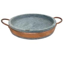 Recipiente para Porção em pedra sabão 22 cm externo Recipiente para Porção em pedra sabão 22 cm externo