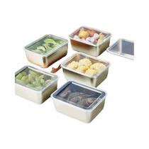 Recipiente Retangular De Aço Inoxidável Para Armazenamento De Alimentos, Bandeja Bento Para Pic-nic, Recipiente Retangular De Aço Inoxidável Para Armazenamento De Alimentos, Bandeja Bento Para Pic-nic,