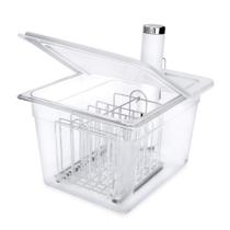 Recipiente Sous Vide EVERIE 12 Litros com Tampa de Dobradiça e Rack