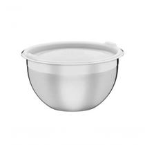 Recipiente Tramontina Cucina Em Inox Com Tampa Plástica Preparar E Servir 24cm 5,2 Litros Recipiente Tramontina Cucina Em Inox Com Tampa Plástica Preparar E Servir 24cm 5,2 Litros