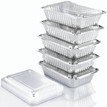 Recipientes de alumínio Spare Essentials de 1 kg (pacote de 110) com tampas