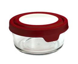 Recipientes de armazenamento de alimentos Anchor Hocking, conjunto de 4 xícaras