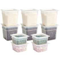 Recipientes de armazenamento de alimentos Cambro 473 ml e 946 ml (conjunto de 20 peças) Recipientes de armazenamento de alimentos Cambro 473 ml e 946 ml (conjunto de 20 peças)