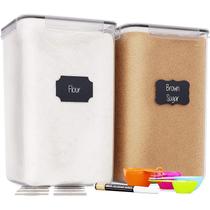 Recipientes de armazenamento de alimentos Chef's Path Extra Large 6,5 L (pacote com 2) Recipientes de armazenamento de alimentos Chef's Path Extra Large 6,5 L (pacote com 2)