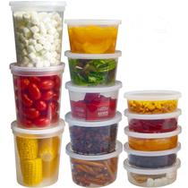 Recipientes de armazenamento de alimentos DuraHome 240mL, 480mL, 960mL 44 conjuntos