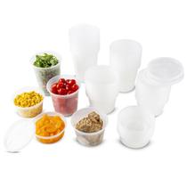 Recipientes de armazenamento de alimentos DuraHome Freezer Deli Cups 90 conjuntos