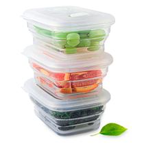 Recipientes de armazenamento de alimentos: embalagens sustentáveis, 3 unidades, 800 ml