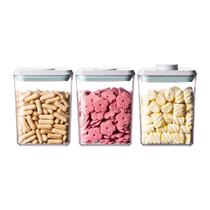 Recipientes de armazenamento de alimentos EQI Hertight 1,2 L, 3 unidades, sem BPA Recipientes de armazenamento de alimentos EQI Hertight 1,2 L, 3 unidades, sem BPA