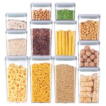 Recipientes de armazenamento de alimentos EQI Pop Airtight 1.2/2.0/2.7/3.3qt*3 Recipientes de armazenamento de alimentos EQI Pop Airtight 1.2/2.0/2.7/3.3qt*3