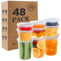 Recipientes de armazenamento de alimentos Keep Colder 48 conjuntos 8 onças 16 onças 32 onças Recipientes de armazenamento de alimentos Keep Colder 48 conjuntos 8 onças 16 onças 32 onças