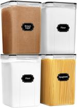 Recipientes de armazenamento de alimentos PRAKI Extra Large Tall 6,5 L (220 mL) 4 unidades Recipientes de armazenamento de alimentos PRAKI Extra Large Tall 6,5 L (220 mL) 4 unidades