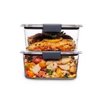 Recipientes de Armazenamento de Alimentos Rubbermaid Brilliance - 1,1L (2x 550ml)