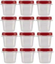 Recipientes de armazenamento de alimentos Rubbermaid Easy Find Lids 0,5 L Recipientes de armazenamento de alimentos Rubbermaid Easy Find Lids 0,5 L